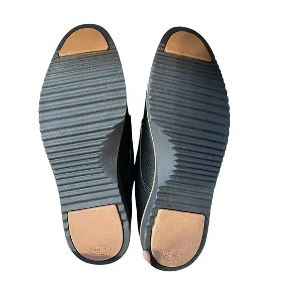 Dr. Scholl's Men's Black Faux Leather Lace Up Sync Oxford Comfort Shoe 10 NEW - Picture 3 of 8